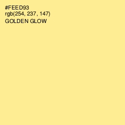 #FEED93 - Golden Glow Color Image